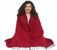 Shiva Meditation Shawl Red            