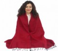 Shiva Meditation Shawl Red            